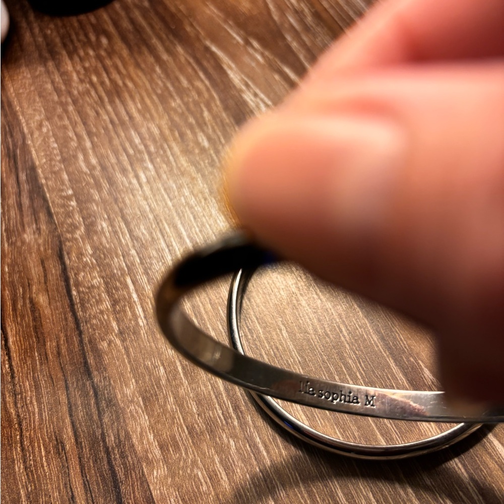 Silver Bangle Bracelets - image 3